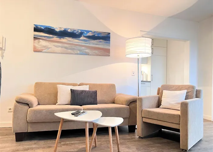 公寓 Apartmenthaus Am Nordseestrand Whg 5, An Der Rennweide 1b, 78qm 丹加斯特